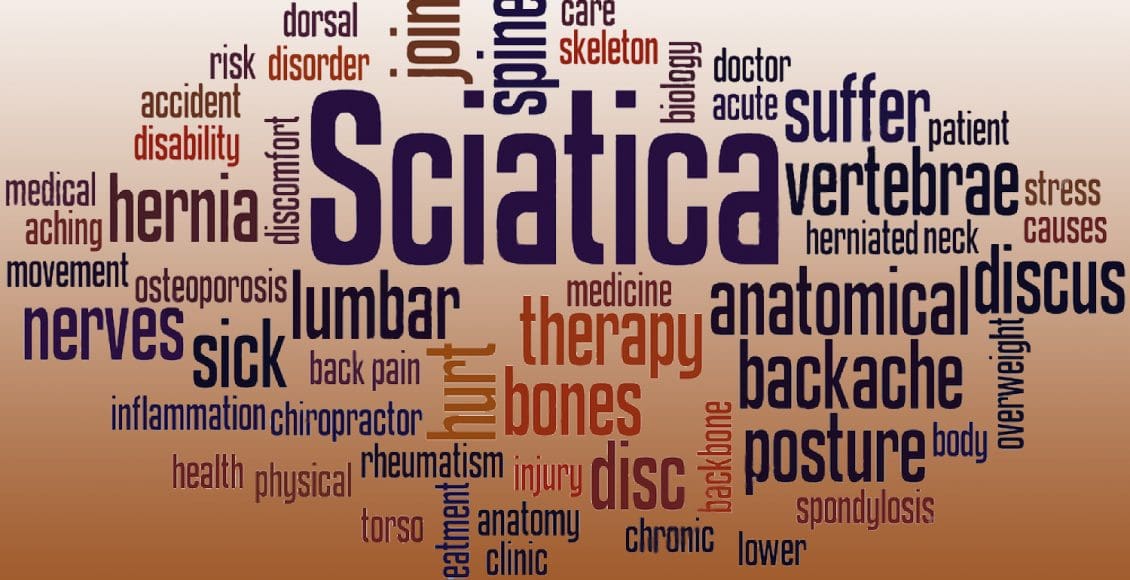 blog picture of sciatica words